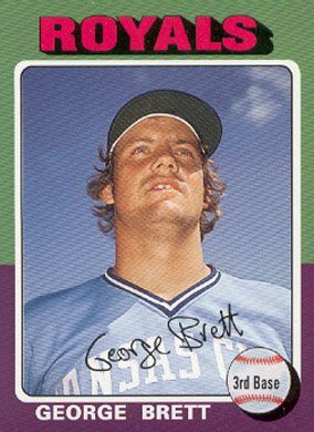 2006 Topps Rookie of the Week #12 George Brett 1975 