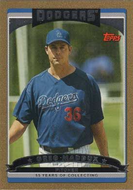 2006 Topps Update Gold #UH65 Greg Maddux 