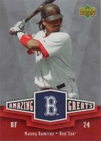 2006 Upper Deck Amazing Greats #AG-MR Manny Ramirez 