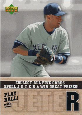 2006 Upper Deck Spell and Win #PBDJ-5 Derek Jeter 