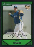 2007 Bowman Draft #BDP50 Ryan Braun 