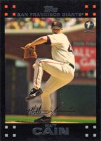 2007 Topps 1st Edition #187 Matt Cain 