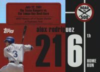 2007 Topps Alex Rodriguez Road to 500 #ARHR216