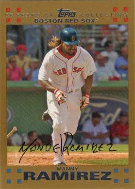 2007 Topps Gold #315 Manny Ramirez 