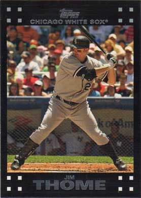 2007 Topps #481 Jim Thome No Signature 