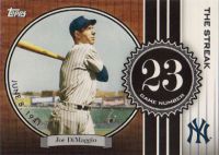 2007 Topps The Streak #JD23 Joe DiMaggio 