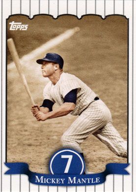 2007 Topps Update Target #MMLB-7 Mickey Mantle