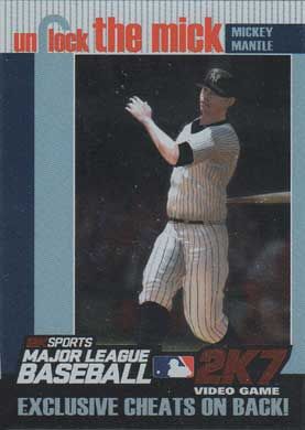 2007 Topps Unlock the Mick #3 Mickey Mantle 