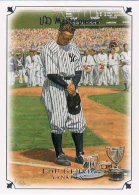 2007 Upper Deck Masterpieces #8 Lou Gehrig 