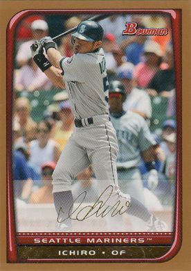 2008 Bowman Gold #185 Ichiro 