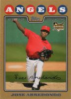 2008 Topps Update Gold #UH135 Jose Arredondo 