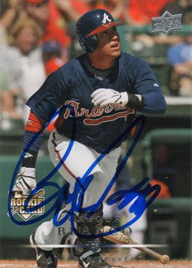 2008 Upper Deck #705 Gregor Blanco Autographed