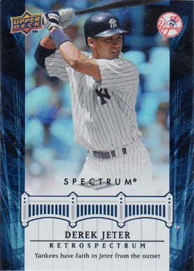 2008 Upper Deck Spectrum Derek Jeter Retrospectrum #DJ10 