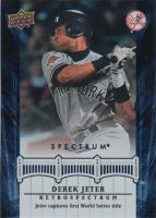 2008 Upper Deck Spectrum Derek Jeter Retrospectrum #DJ14 