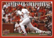 2008 Upper Deck Superstar Scrapbooks #SS-1 Albert Pujols