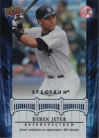 2008 Upper Deck Spectrum Derek Jeter Retrospectrum #DJ73 