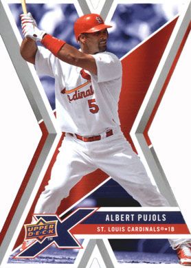 2008 Upper Deck X Die Cut #91 Albert Pujols