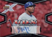 2008 Upper Deck X Signatures #MB Marlon Byrd Autographed 