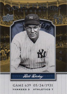  2008 Upper Deck Yankee Stadium Legacy Collection