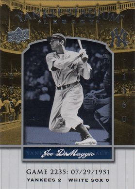 2008 Upper Deck Yankee Stadium Legacy Collection #2235 Joe DiMaggio 