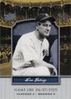 2008 Upper Deck Yankee Stadium Legacy Collection #180 Lou Gehrig 