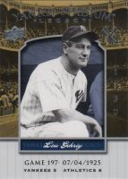 2008 Upper Deck Yankee Stadium Legacy Collection #197 Lou Gehrig 