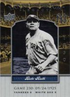 2008 Upper Deck Yankee Stadium Legacy Collection #230 Babe Ruth 