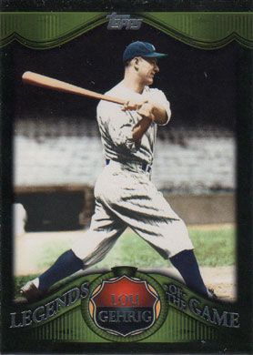 2009 Topps Legends of the Game #LG11 Lou Gehrig 