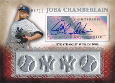 Joba Chamberlain Autographed Baseball