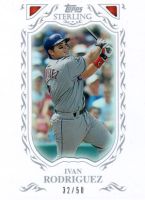 2009 Topps Sterling White Framed #78 Ivan Rodriguez