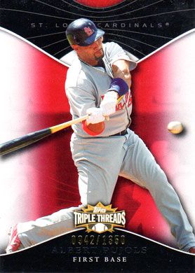 2009 Topps Triple Threads #5 Albert Pujols