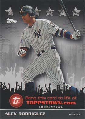 2009 Topps Town #TTT1 Alex Rodriguez 