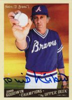 2009 Upper Deck Goodwin Champions #40 Phil Niekro Autographed