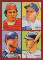 2009 Upper Deck Goudey 4-in 1 #35-27 J. Bench/Y. Berra/J. Mauer/B. McCann 