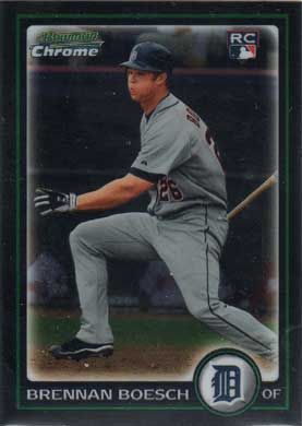 2010 Bowman Chrome #208 Brennan Boesch 