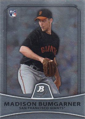 2010 Bowman Platinum #73 Madison Bumgarner 