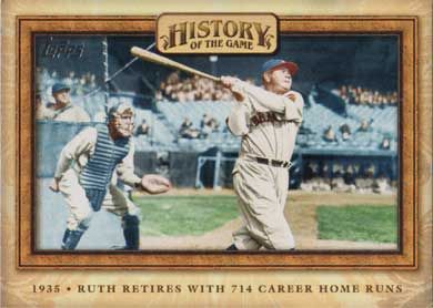 2010 Topps History of the Game #HOTG13 Babe Ruth 