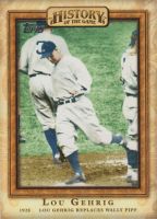 2010 Topps History of the Game #HOTG9 Lou Gehrig 