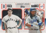 2010 Topps Legendary Lineage #LL6 J. Foxx/M. Ramirez 