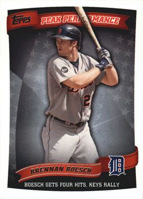 2010 Topps Peak Performance #PP-121 Brennan Boesch