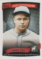 2010 Topps Peak Performance #PP-21 Jimmie Foxx 