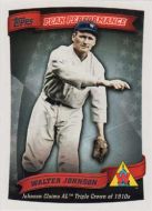 2010 Topps Peak Performance #PP-4 Walter Johnson 