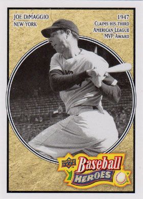 2010 Upper Deck Baseball Heroes #BH-5 Joe DiMaggio 