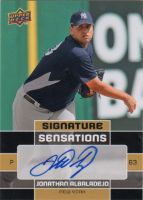 2010 Upper Deck Signature Sensations #SS-JA Jonathan Albaladejo Autograph 