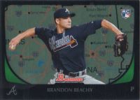 2011 Bowman International #204 Brandon Beachy 