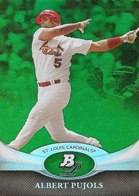 2011 Bowman Platinum Emerald #65 Albert Pujols