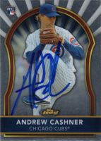 2011 Finest #87 Andrew Cashner Autographed