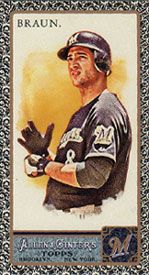 2011 Topps Allen & Ginter Mini Black #300 Ryan Braun 