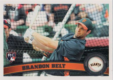 2011 Topps #605 Brandon Belt 