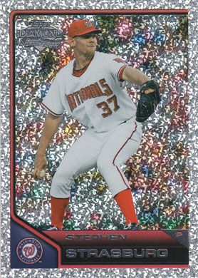 2011 Topps Lineage Diamond Anniversary Platinum Refractor #160 Stephen Strasburg 